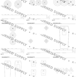 Sunburned Supply Range Day Target Pack sample preview with watermark